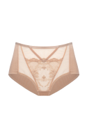 Venetia high cut panties Beige